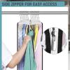 imageMISSLO 10quot Gusseted All Clear Garment Bags for Hanging Clothes 40quot Suit Bags for Closet Storage Hanging Clothes Storage Suit Cover for Shirts Coats Dresses 3 Packs40 inch