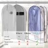 imageMISSLO 10quot Gusseted All Clear Garment Bags for Hanging Clothes 40quot Suit Bags for Closet Storage Hanging Clothes Storage Suit Cover for Shirts Coats Dresses 3 Packs40 inch