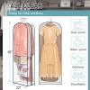 imageMISSLO 10quot Gusseted All Clear Garment Bags for Hanging Clothes 40quot Suit Bags for Closet Storage Hanging Clothes Storage Suit Cover for Shirts Coats Dresses 3 Packs60 inch