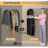 imageMISSLO 10quot Gusseted Garment Bags for Hanging Clothes Compression 43quot Suit Bags for Closet Storage Space Saver Clothes Bags for Travel Suit Cover Bags 3 Packs