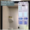 imageMISSLO 2 Pack Mesh Shower Caddy Hanging for Travel Quick Dry Shower Hanging Organizer Cruise RV Camper Bathroom with Over Door Hooks and Shower Curtain Hooks