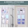 imageMISSLO 2 Pack Mesh Shower Caddy Hanging for Travel Quick Dry Shower Hanging Organizer Cruise RV Camper Bathroom with Over Door Hooks and Shower Curtain Hooks