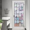 imageMISSLO 35 Large Pockets Over The Door Shoe Organizer Sturdy Oxford Fabric Hanging Shoe Rack for Door Mesh Closet Shoe Holder Hanger WhiteWhite