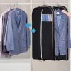 imageMISSLO 43quot Gusseted Suit Bags for Men Travel Hanging Garment Bags Heavy Duty Suit Cover for Women Kids Clothes Shirts Short Dresses Coats 2 Pack43 inch