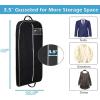 imageMISSLO 43quot Gusseted Suit Bags for Men Travel Hanging Garment Bags Heavy Duty Suit Cover for Women Kids Clothes Shirts Short Dresses Coats 2 Pack43 inch