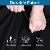 imageMISSLO 43quot Gusseted Travel Garment Bag with Accessories Zipper Pocket Breathable Suit Garment Cover for Shirts Dresses Coats BlackBlack