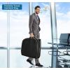 imageMISSLO 43quot Gusseted Travel Garment Bag with Accessories Zipper Pocket Breathable Suit Garment Cover for Shirts Dresses Coats BlackBlack
