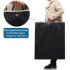 imageMISSLO 43quot Gusseted Travel Garment Bag with Accessories Zipper Pocket Breathable Suit Garment Cover for Shirts Dresses Coats BlackBlack