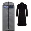 imageMISSLO 43quot Gusseted Travel Garment Bag with Accessories Zipper Pocket Breathable Suit Garment Cover for Shirts Dresses Coats BlackGray