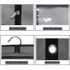 imageMISSLO 43quot Gusseted Travel Garment Bag with Accessories Zipper Pocket Breathable Suit Garment Cover for Shirts Dresses Coats BlackGray