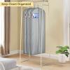 imageMISSLO 4quot Gusseted Garment Bags for Hanging Clothes 65quot Dress Bags for Gowns Long Waterproof Dress Cover for Closet Hanging Clothes Storage Bag 3 PacksGray