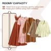 imageMISSLO 60quot Foldable Garment Bags for Travel for Women Dress Bags for Gowns Long Hanging Bag for Closet Storage Dress Protector Bag for Gowns Suits Coats BeigeBeige