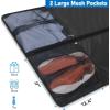 imageMISSLO 60quot Garment Bags for Travel 6quot Gusseted Dress Bags for Gowns Long 4 Handles Hanging Clothes Travel Bag with Pocket for Gowns Suits Coats60 inch