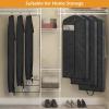 imageMISSLO 65quot Long Garment Bags for Travel Dress Bags Wedding Dress Cover Waterproof Clothing Bags Storage Traveling Clothes Protector for Closet Wardrobe Bags 2 Packs for Gowns Tuxedos Coats Black2