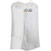 imageMISSLO 70quot Bridal Wedding Gown Dress Garment Bag with Accessories Pouch Large Travel Garment Cover 8quot Gusset WhiteWhite