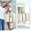 imageMISSLO 70quot Wedding Dress Garment Bag with Bride Tote Bag 8 Gusseted Wedding Dress Bags for Gowns Long 4 Pockets Dress Cover for Women PinkBeige