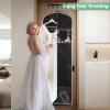 imageMISSLO 70quot Wedding Dress Garment Bag with Bride Tote Bag 8 Gusseted Wedding Dress Bags for Gowns Long 4 Pockets Dress Cover for Women PinkBlack