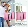 imageMISSLO 70quot Wedding Dress Garment Bag with Bride Tote Bag 8 Gusseted Wedding Dress Bags for Gowns Long 4 Pockets Dress Cover for Women PinkPink