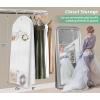 imageMISSLO 70quot Wedding Dress Garment Bag with Bride Tote Bag 8 Gusseted Wedding Dress Bags for Gowns Long 4 Pockets Dress Cover for Women PinkWhite