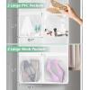 imageMISSLO 70quot Wedding Dress Garment Bag with Bride Tote Bag 8 Gusseted Wedding Dress Bags for Gowns Long 4 Pockets Dress Cover for Women PinkWhite