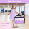 imageMISSLO All Clear Garment Bags for Dance Costumes Hanging Dance Garment Bags for Dancers with 3 Zippered Pockets Plastic Cheer Uniform Garment Bag 3 PacksClear
