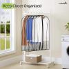 imageMISSLO All Clear Garment Bags for Hanging Clothes 40quot Suit Bags for Closet Storage Plastic Clothes Covers for Shirts Jackets Coats 6 Packs40 inch