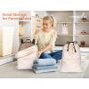 imageMISSLO Cotton Breathable Dustproof Drawstring Storage Pouch Bag Pack 3 LXLarge
