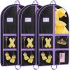imageMISSLO Dance Garment Bags for Dancers with 4 Pockets Garment Bags for Dance Costumes 40quot Cheer Uniform Garment Bag Hanging Kids Garment Bag for Recital Competition Travel Storage 3 BlackBlack