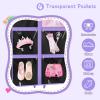 imageMISSLO Dance Garment Bags for Dancers with 4 Pockets Garment Bags for Dance Costumes 40quot Cheer Uniform Garment Bag Hanging Kids Garment Bag for Recital Competition Travel Storage 3 BlackBlack