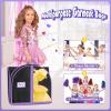imageMISSLO Dance Garment Bags for Dancers with 4 Pockets Garment Bags for Dance Costumes 40quot Cheer Uniform Garment Bag Hanging Kids Garment Bag for Recital Competition Travel Storage 3 BlackBlack