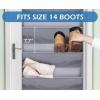 imageMISSLO Door Shoe Rack with Deep Pockets for 12 Pairs of Shoe Organizer Over the Door Hanger for Closet and Dorm Narrow Storage GreyGrey