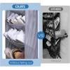 imageMISSLO Door Shoe Rack with Deep Pockets for 12 Pairs of Shoe Organizer Over the Door Hanger for Closet and Dorm Narrow Storage GreyGrey