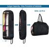 imageMISSLO Hanging Garment Bags for Travel Suit Bags for Closet Storage 50quot Moving Bags for Clothes Dress Cover for Coat Jacket Shirt Clothing BlackBlack