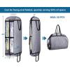 imageMISSLO Hanging Garment Bags for Travel Suit Bags for Closet Storage 50quot Moving Bags for Clothes Dress Cover for Coat Jacket Shirt Clothing BlackGrey