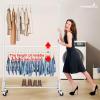 imageMISSLO Heavy Duty Clothing Racks for Hanging Clothes Rack Double Rod Garment Rack Rolling Closet Wardrobe Rack on Wheels Metal Adjustable BlackWhite