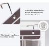 imageMISSLO Heavy Duty Organizer for Narrow Door with 12 Mesh Pockets Brown