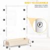 imageMISSLO Kids Clothing Rack with Basket Small Dress Up Storage Short Toddler Dress Up Rack Kids Closet for Baby Clothes WhiteWhite