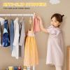 imageMISSLO Kids Clothing Rack with Basket Small Dress Up Storage Short Toddler Dress Up Rack Kids Closet for Baby Clothes WhiteWhite