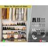 imageMISSLO Long 3 Tier Shoe Rack for Closet Shoe Organizer Storage Stackable Wide Shoe Shelf Holds 24 Pairs of Men Sneakers Women Heels Boots GreyBlack