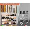 imageMISSLO Long 3 Tier Shoe Rack for Closet Shoe Organizer Storage Stackable Wide Shoe Shelf Holds 24 Pairs of Men Sneakers Women Heels Boots GreyBrown