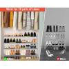 imageMISSLO Long 3 Tier Shoe Rack for Closet Shoe Organizer Storage Stackable Wide Shoe Shelf Holds 24 Pairs of Men Sneakers Women Heels Boots GreyGrey