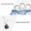 imageMISSLO Mesh Shower Caddy Hanging for Cruise RV Camper Bathroom Different Pockets Mesh Shower Organizer Travel with Over Door Hooks and Shower Curtain HooksBlack