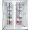 imageMISSLO Over The Door Shoe Organizer 12 Large Mesh Pockets Hanging Narrow Closet Door White 2 PackWhite