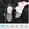imageMISSLO Over The Door Shoe Organizer 24 Large Mesh Pockets Whiteall black
