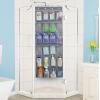 imageMISSLO Over The Door Shoe Organizer 24 Large Mesh Pockets Whitegray