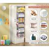 imageMISSLO Over the Door Organizer Hanging Storage with 6 Large Pockets 12 Side Pockets Closet Door Organizer Heavy Duty Baby Organization for Bathroom Pantry Bedroom Nursery Clothes Toys DiapersGrey