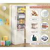 imageMISSLO Over the Door Organizer Hanging Storage with 6 Large Pockets 12 Side Pockets Closet Door Organizer Heavy Duty Baby Organization for Bathroom Pantry Bedroom Nursery Clothes Toys DiapersGrey