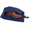 imageMISSLO Portable Nylon Travel Shoe Bags with Zipper Closure Pack 4 BlackMix Color