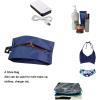 imageMISSLO Portable Nylon Travel Shoe Bags with Zipper Closure Pack 4 BlackMix Color