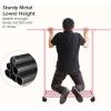 imageMISSLO Short Clothing Racks for Hanging Clothes with Bottom Shelves and Wheels Heavy Duty Rolling Clothes Rack Kids Clothing Rack for Adult Coat Closet Wardrobe BlackPink